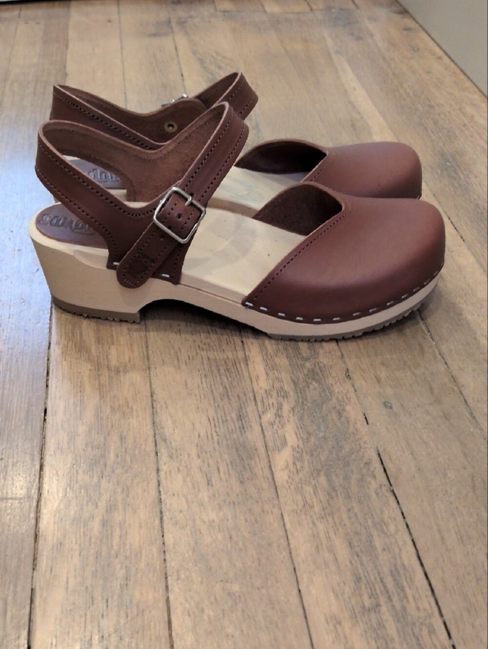 Sandgrens Low Heel Mary Jane Clog 39 - Picture 4 of 7